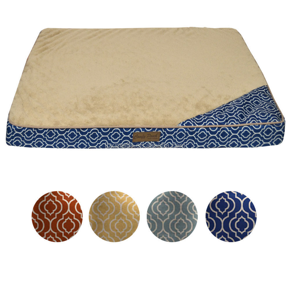 Self Warming Pet Bed Cushion Pad memory foam dog mattress mat