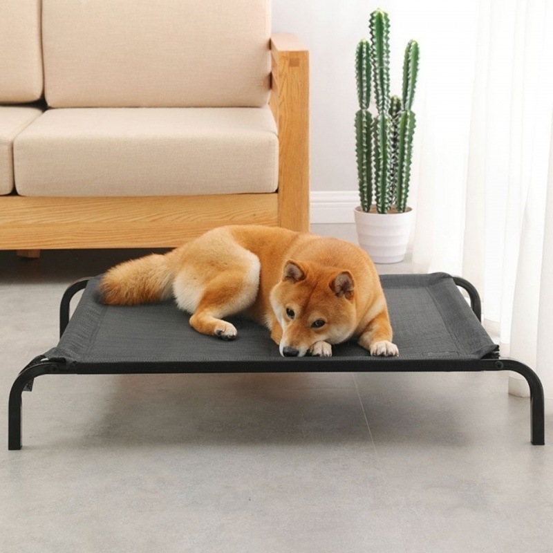 Dog Bed Indoor Outdoor Cooling Elevated Pet Air Cot With Removable Dog Cot