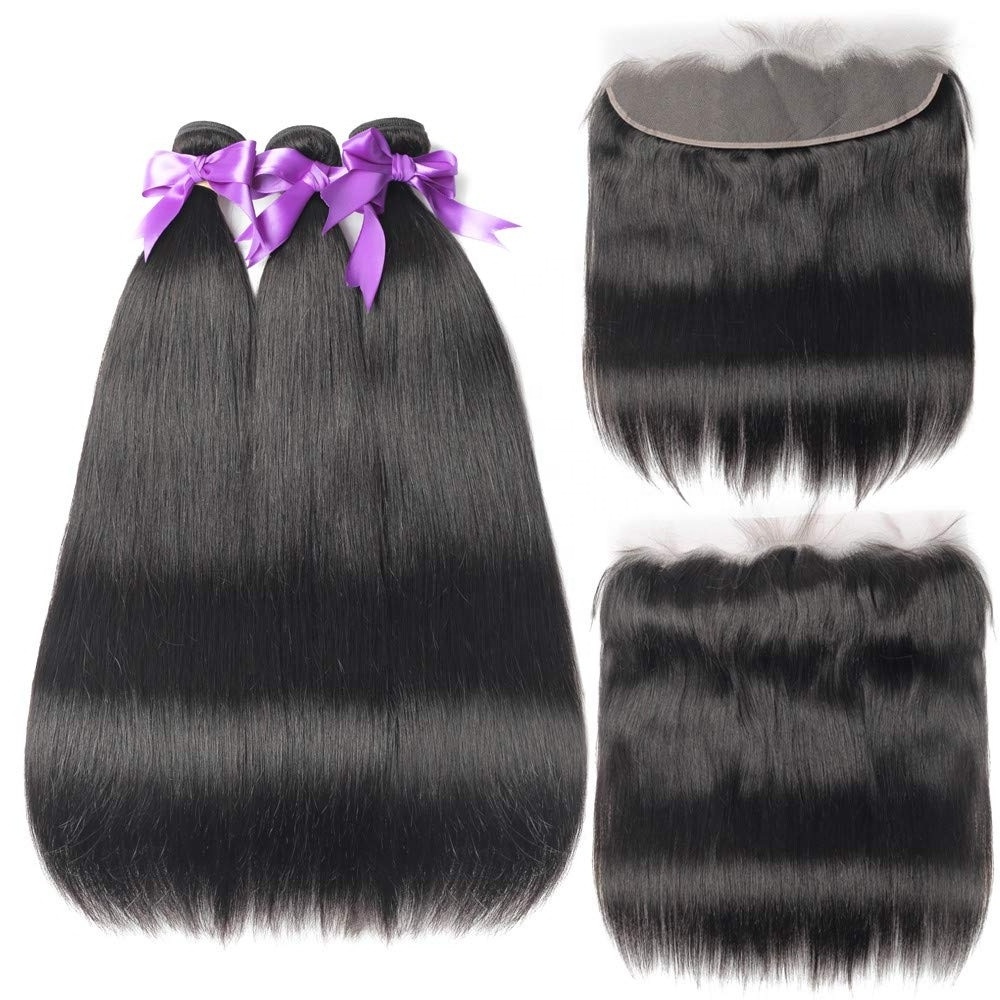 Fuxin 32 34 36 38 40 Inch Raw Indian Straight Hair Weave Peruvian 100% Human Hair Extensions Bundles Xuchang Long Natural Hair