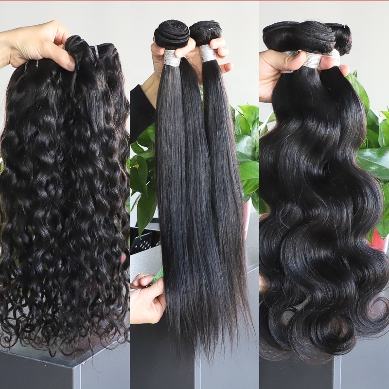 Foxen Human Hair Extension Vendors Virgin Cuticle Aligned Hair Bundle 12a Grade Virgin Human Hair Weave Bundles with Closure