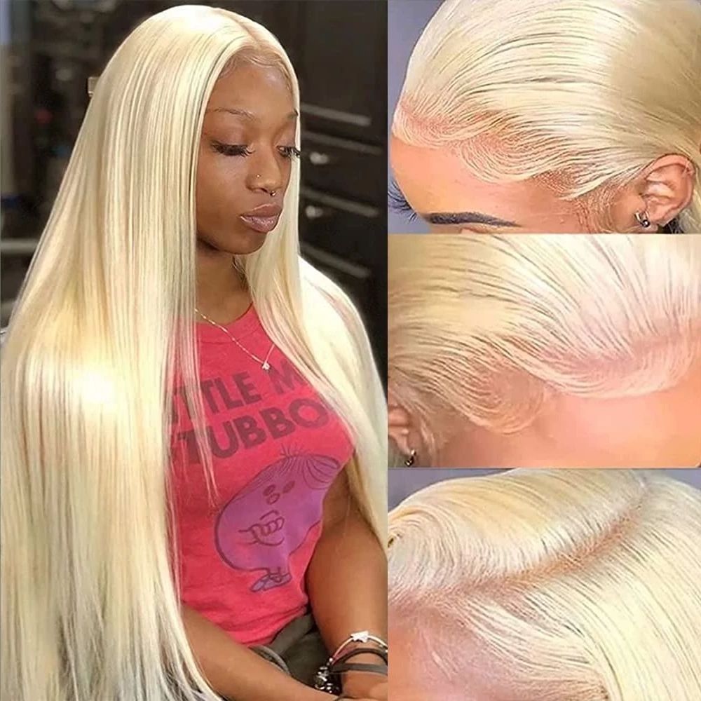 Looking For Distributor Foxen Blonde Bone Straight Wig Blonde 613 13X6 Hd Lace Front Wig Blonde Human Hair Wigs For White Women