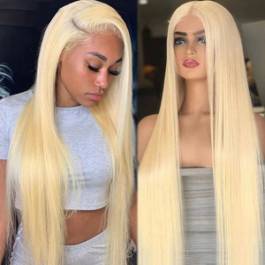 Looking For Distributor Foxen Blonde Bone Straight Wig Blonde 613 13X6 Hd Lace Front Wig Blonde Human Hair Wigs For White Women