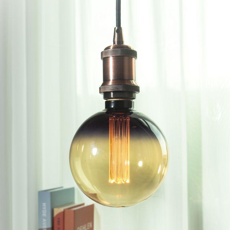 Modern aluminum E27 lamp holder LED lamp retro Edison bulb decorative chandelier