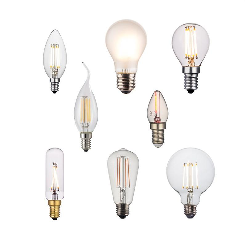 E26 E27 4W High Quality Warm White Dimmable String Lighting Replacement LED Filament Bulbs Vintage Edison Lamp