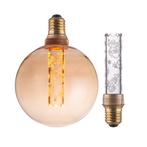 G125 E27 4w Globe Color  Glass Vintage Led Lamp Led Christmas Lights Bulb Decorative Retro Led Edison Bulb