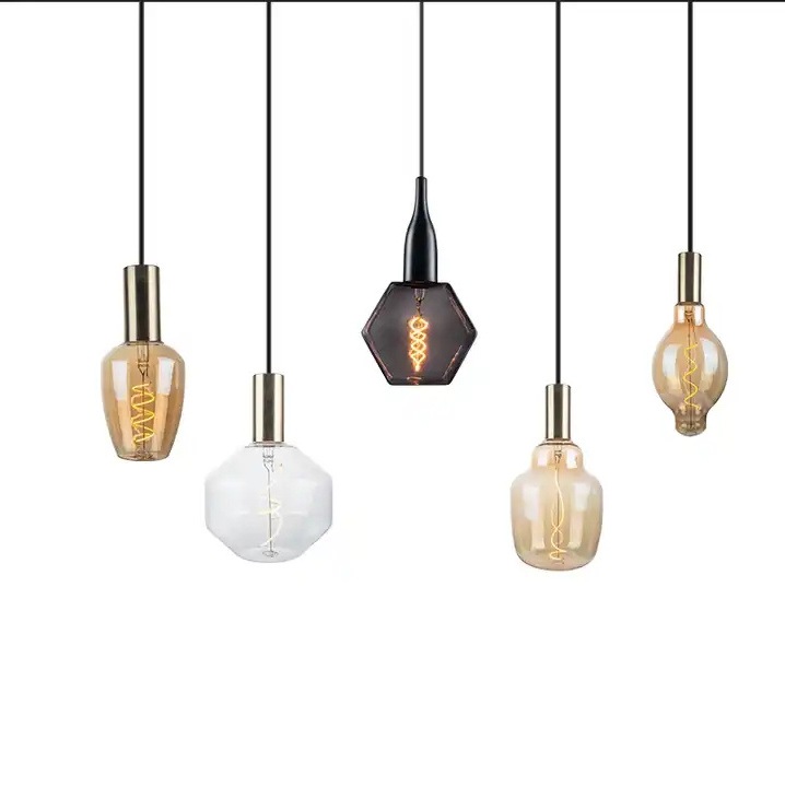 New Style Retro Flexible Led Filament Bulb 2000k E27 Decorative Bulb Extra Large Edison Bulb