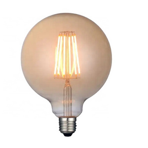 G125-AMBER 2w/4w/6w Led Light E27 Vintage Lamp 2700k  Soft Warm White Light Bulb Led Filament Bulb