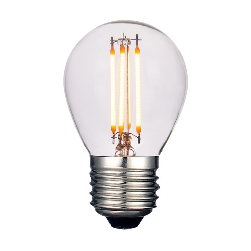 G45 Transparent Glass LED Edison Bulb Retro Small Bulb Decorative LED Filament Bulb