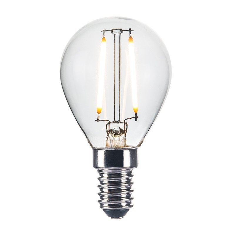 G45 Transparent Glass LED Edison Bulb Retro Small Bulb Decorative LED Filament Bulb