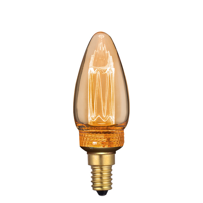 Classic C35 2000k Creative Led Edison Bulb E14 E27 2w For Home Lighting Decoration Small Bulb