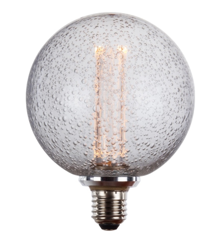 Lamp Personality Art Nordic Restaurant Lamp Retro Led Thick Glass Decorative Bulb Designer Light Bulb