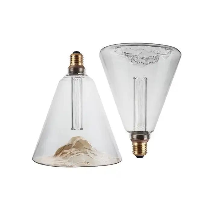 Modern Creative Art Led Chandelier Light Dimmable Decorative Lighting Fancy Mountain Shaped Led Edison Bulb