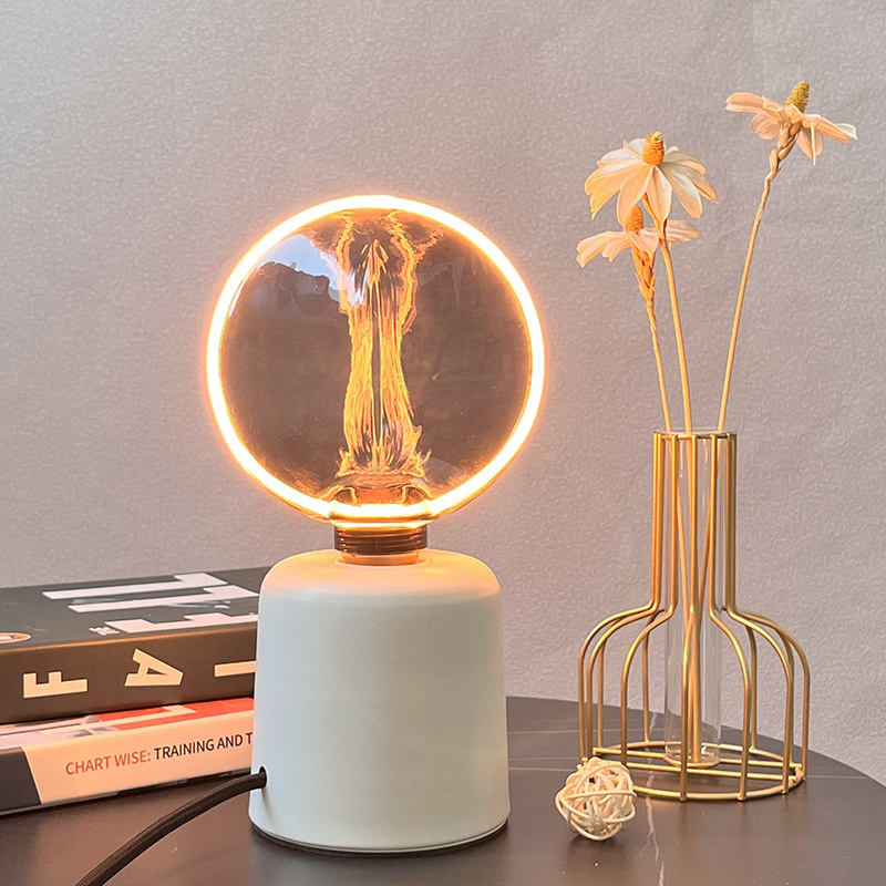 Creative Patent For Led Filament Lamp Edison bulbs O-shaped Art Lamp European E27 Large Screw Mouth Bulb Lamp Light Decoration