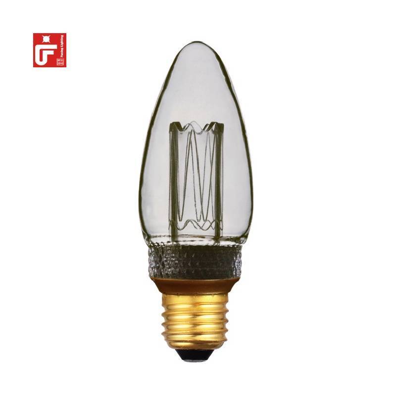 Classic C35 2000k LED Edison Bulb 2.3/2w for Home Lighting Decoration Small Light Bulb E14/E27/E26/B22