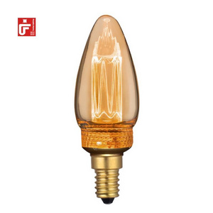 Classic C35 2000k LED Edison Bulb 2.3/2w for Home Lighting Decoration Small Light Bulb E14/E27/E26/B22