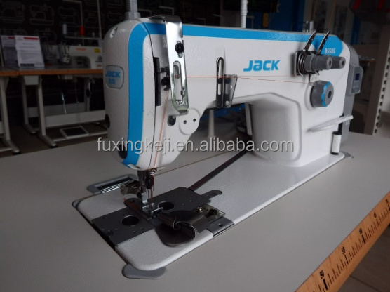 JACK JK-8558G Flatbad Chainstitch 1 2 3 Needle sewing machine with Automatic Presser Foot Lifter