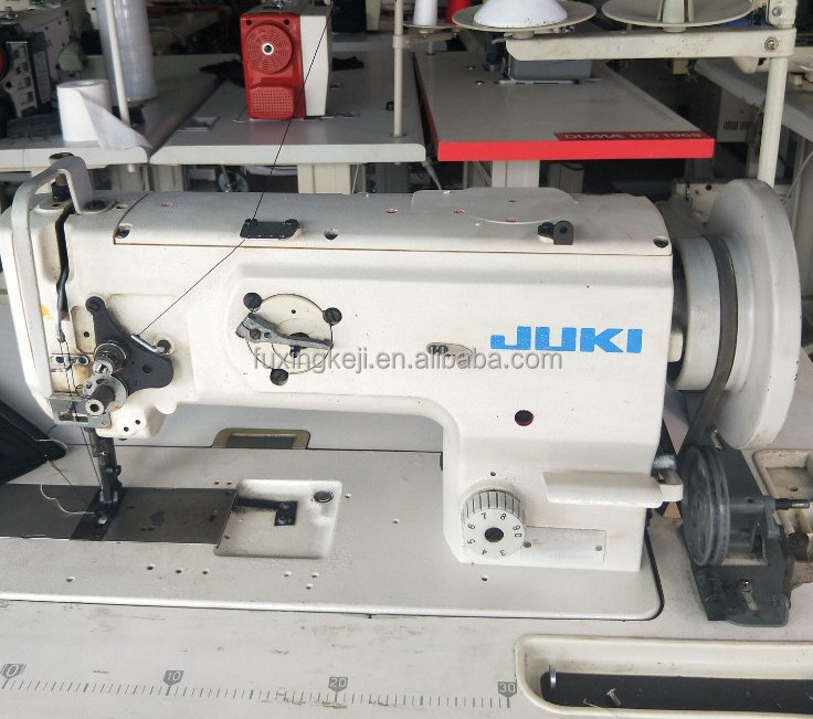 Used JUKIs 1508 1 needle lockstitch machine industrial sewing machine for leather heavy weight material with large hook