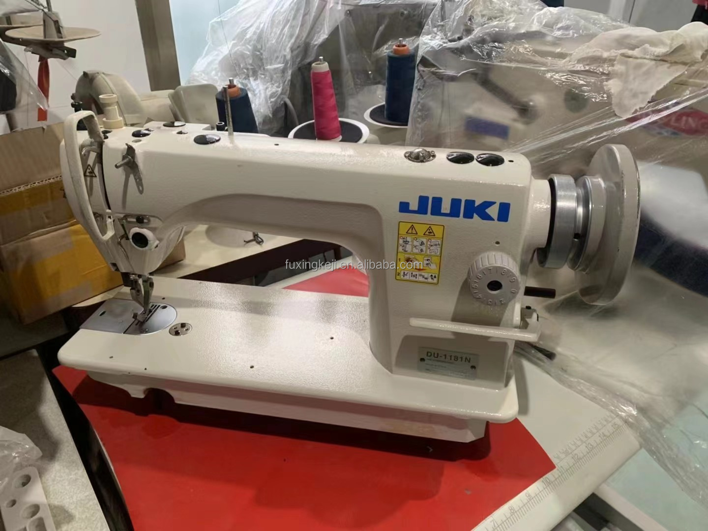 Used JUKIs DU 1181N Single Needle Walking Foot Lockstitch Heavy Duty Industrial Sewing Machine with Large Hook