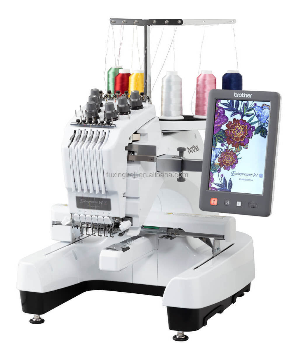 Computer Sewing Embroidery Machine Brother PR680W Single head 6 needles automatic embroidery machine