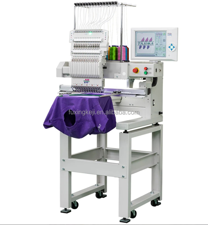 High Quality Original Tajima TMEZ-SC1501 Embroidery Machine Single Head 15 Needles Hat Embroidery Machine Cheap Price