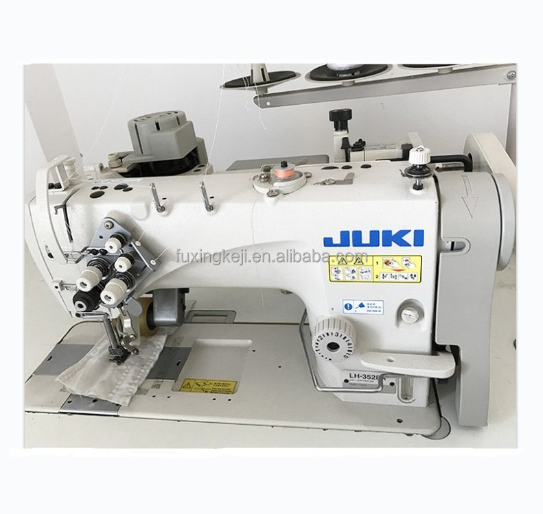 Used JUKIs 3528A double needle twin needle lockstitch sewing machine clothing manufacture industrial sewing machine