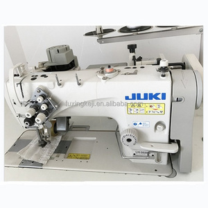 Used JUKIs 3528A double needle twin needle lockstitch sewing machine clothing manufacture industrial sewing machine