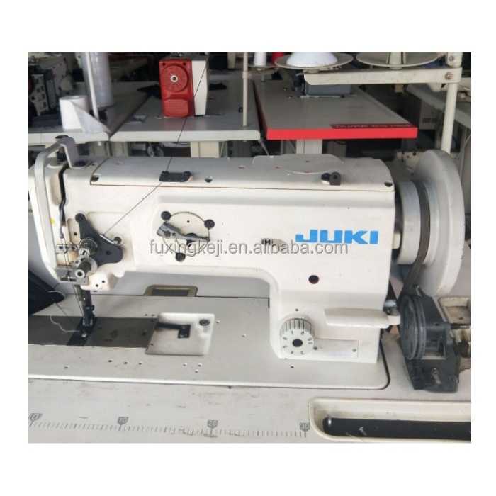 Used JUKIs 1508 1 needle lockstitch machine industrial sewing machine for leather heavy weight material with large hook