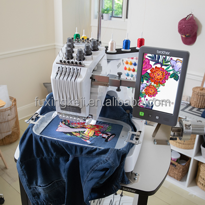 Computer Sewing Embroidery Machine Brother PR680W Single head 6 needles automatic embroidery machine