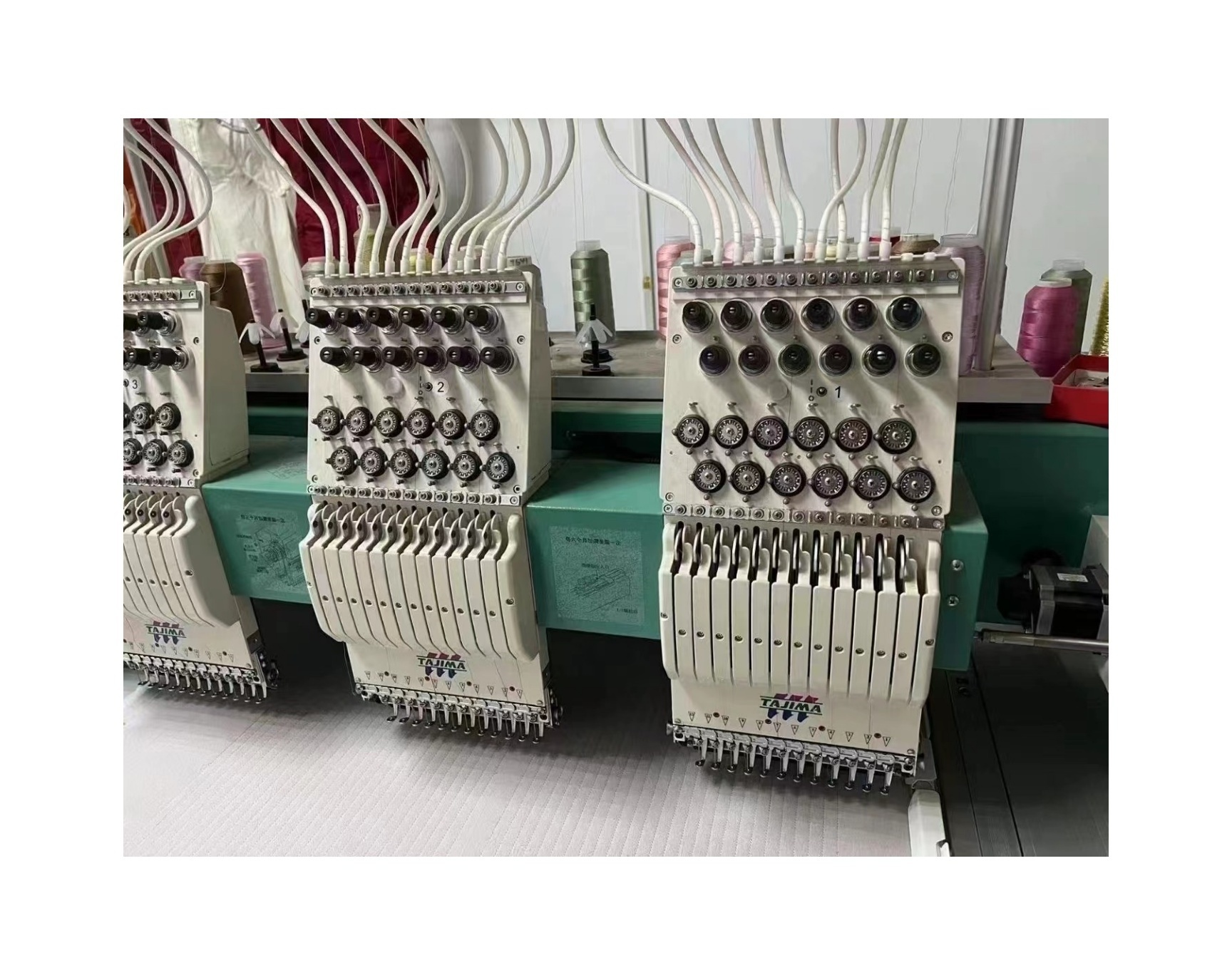 Wholesale Price Used Automatic Tajima 6 Heads 12 needles High Efficiency Embroidery Machine With Good Quality