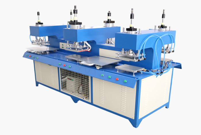 Brand new Dexin SM02 garment silicone logo embossing machine leather 3D logo embossing machine