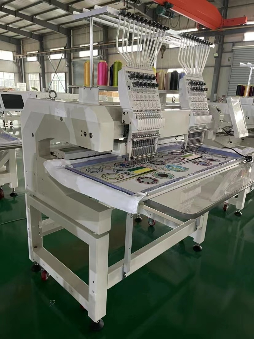 New Embroidery Machine Tajima Double Heads 12 Needle Embroidery Machinery With Good Quality