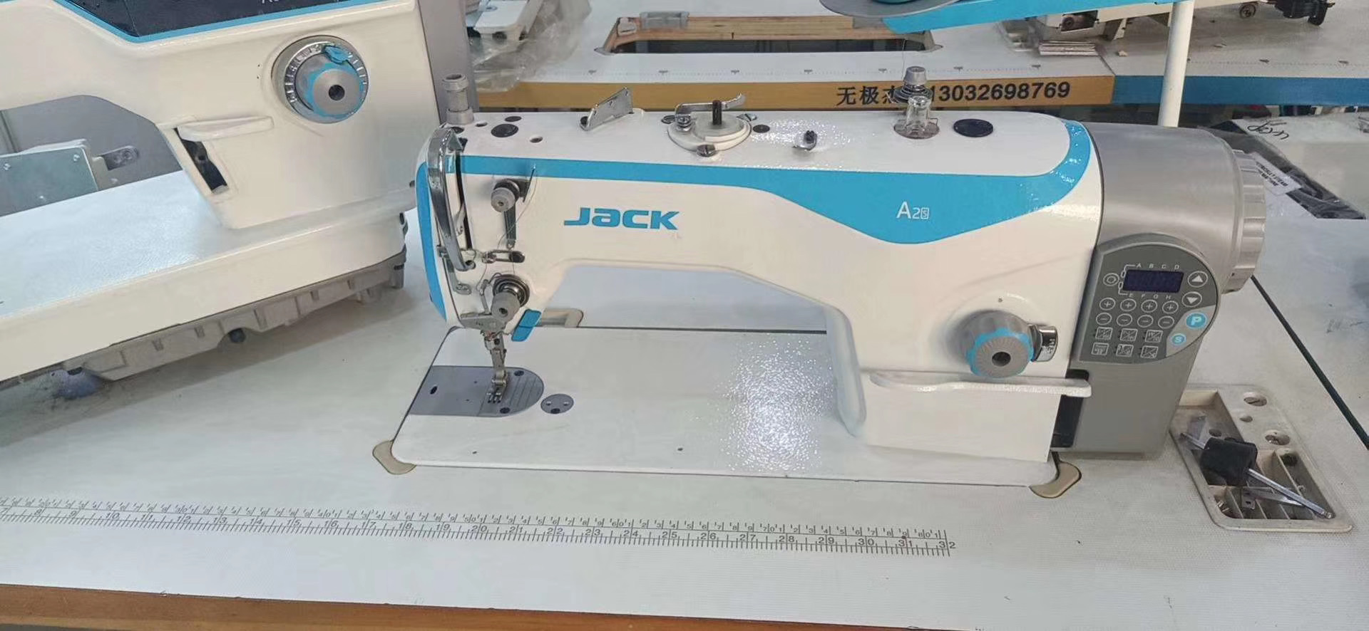 Jack A2S Automatic Computerized Industrial Sewing Machine Auto Presser Foot Lifter 5mm 13mm Max. Sewing Thickness 78