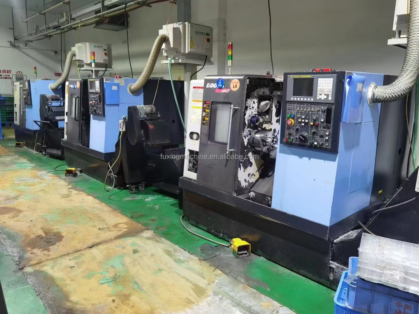 3 axis DOOSAN LYNX225 CNC  lathe machine with great functions machining lathe