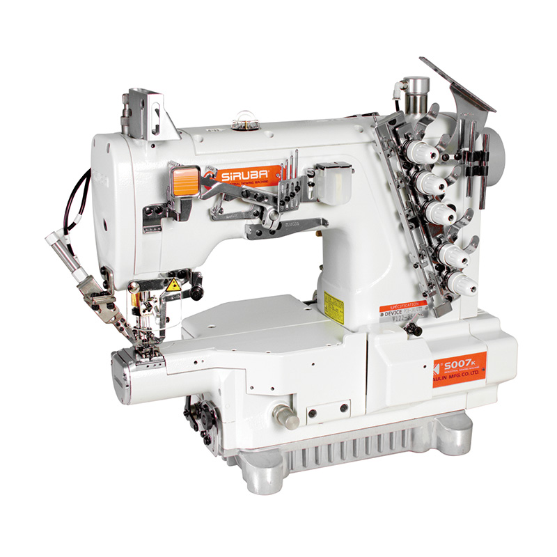 China Chinese Taiwan Siruba S007K New Small Cylinder-bed coverstitch sewing machine bottom hemming machine