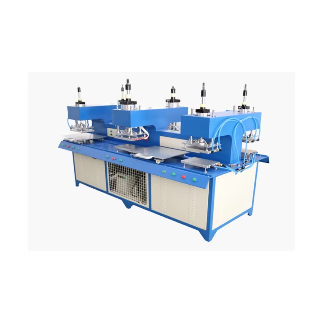 Brand new Dexin SM02 garment silicone logo embossing machine leather 3D logo embossing machine