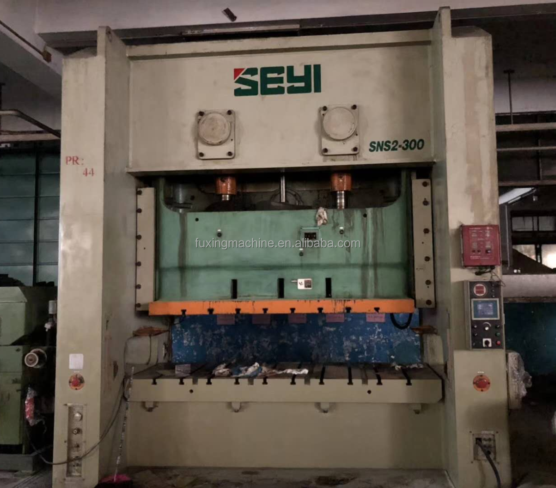 2012 High Precision SEYI SNS2-300 Solid Frame Crank Press Machine 300 Ton  Punching Machine