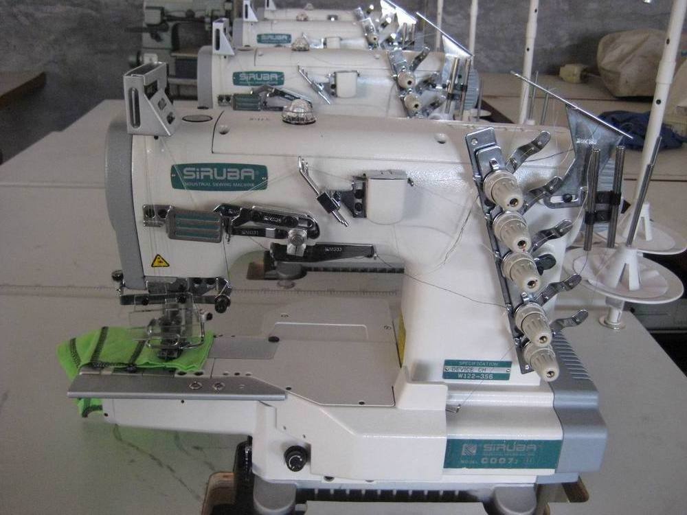 Wholesale Price Used Siruba C007 Mechanical Cylinder Bed Arm Interlock Sewing Machine Industrial Sewing Machine