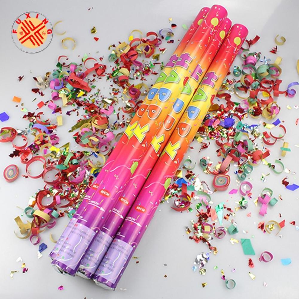 fuxing famous cheap party popper confetti gold silver confetti