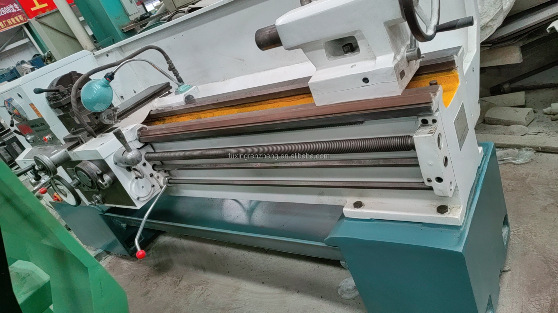 Chinese brand second hand horizontal metal lathe 460*1500mm 6146 manual lathe low price