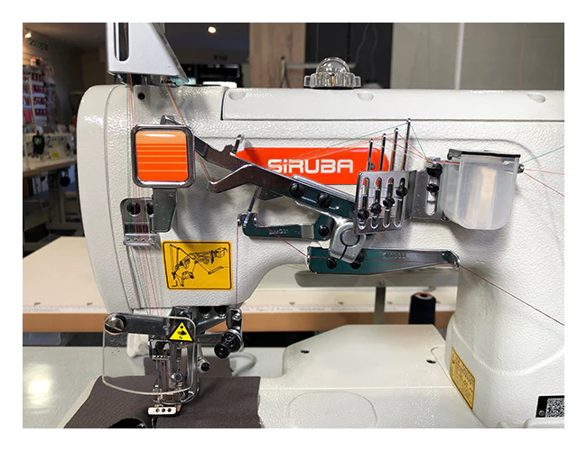 used Siruba C007K Cylinder Bed Interlock Stitch Sewing Machine