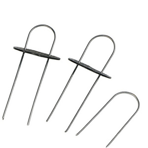 U Type Staple Pins Metal Nails For Artificial Grass Synthetic Turf Installation