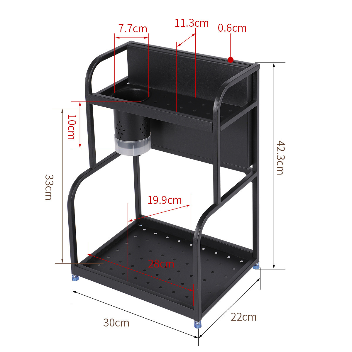 Factory direct 201 stainless steel kitchen metal storage rack kitchen spice kitchenware storage rack for home kitchen