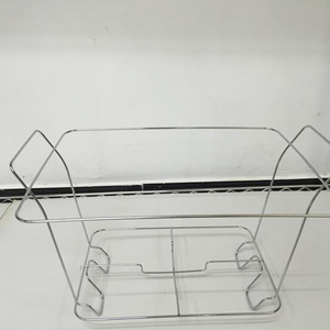 Usefulness small wire chafing rack small wire chafing stand half size wire chafer frame rack