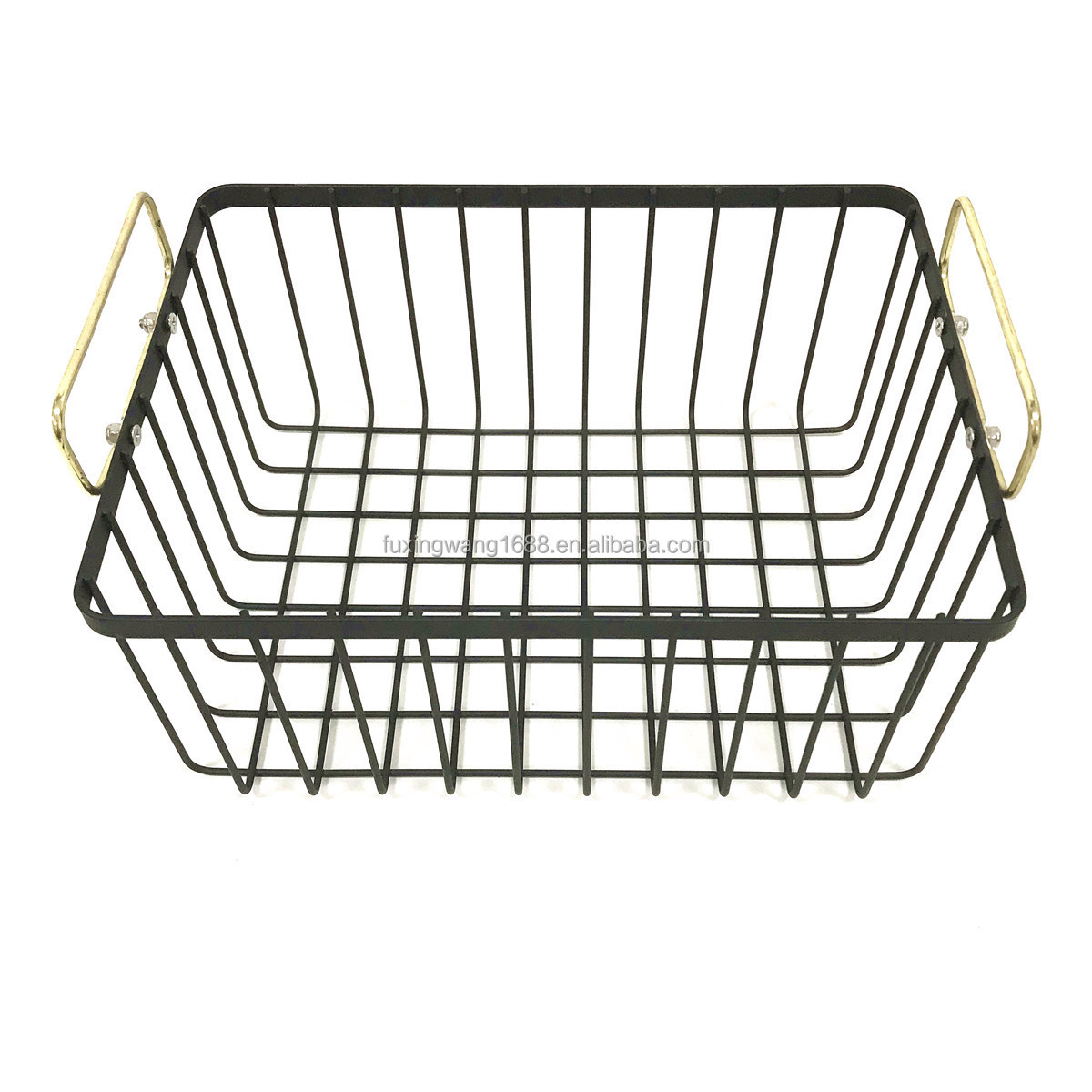 The Smart Design Kitchen Under Shelf Iron Wire Storage Basket wrought iron fruit baskets storage wire baskets