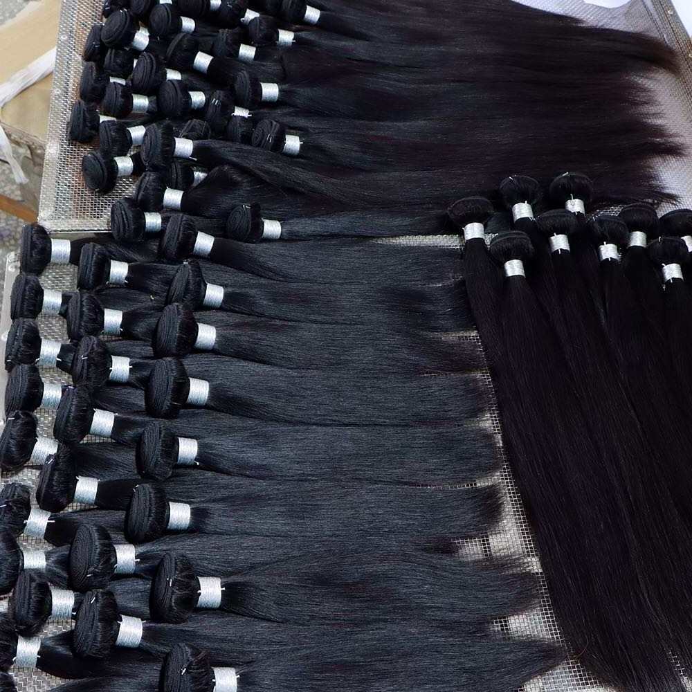 Cuticle Aligned Raw Virgin Hair Bundles 100% Human Hair 8a 10a 12a Unprocessed Raw Virgin Brazilian Hair Bundles for Black Woman