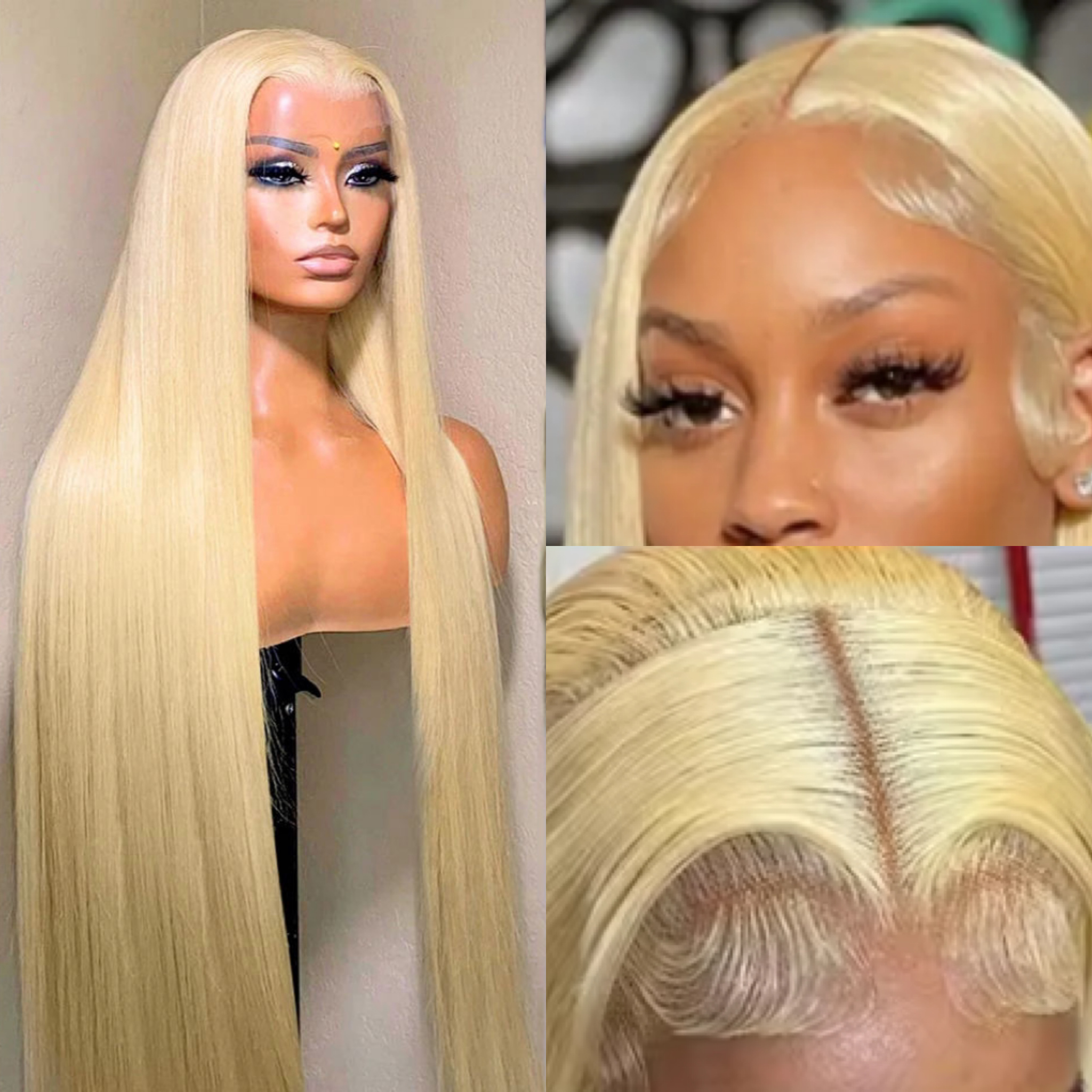 Indian Template Hair 30 Inches 613 Blonde Glueless Prebleached Wig Vendor 613 Blonde Natural Hair Wigs Blonde Hd Lace Front Wigs