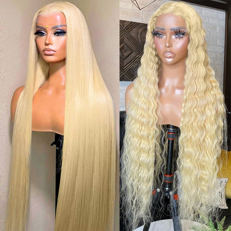 Indian Template Hair 30 Inches 613 Blonde Glueless Prebleached Wig Vendor 613 Blonde Natural Hair Wigs Blonde Hd Lace Front Wigs