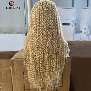 613 13x6 Hd Lace Frontal Wig Vendors 13x4 Raw Burmese Human Hair Honey Blonde Curly Lace Front Wig Blend 613 Hd Lace Frontal Wig