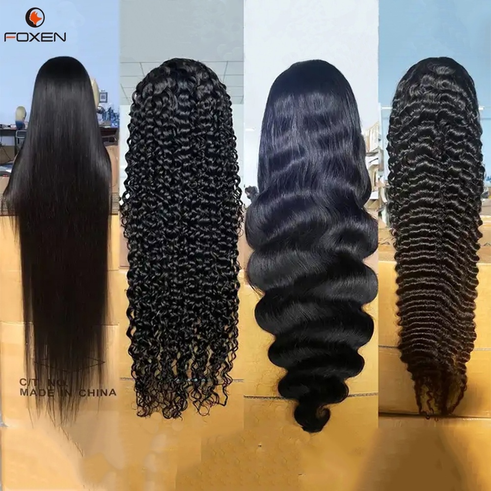 13x4 Transparent hd Lace Wig for American Black Women Deep Wave 13x6 hd Lace Frontal Wigs 40 Inch Wigs Raw Human Hair Lace Front