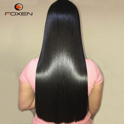 Raw Vietnamese Hair Super Double Drawn Bone Straight Lace Front Wigs Hight Quality Single Drawn Human Hair Wigs for Black Women